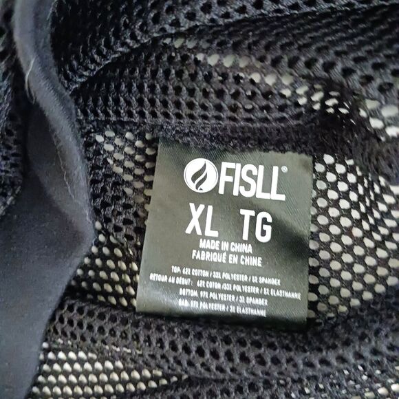 FISLL Philadelphia 76ers Ladies Mesh Fishnet Jersey Top XL Blk Lg Logo Patch - Picture 8 of 11